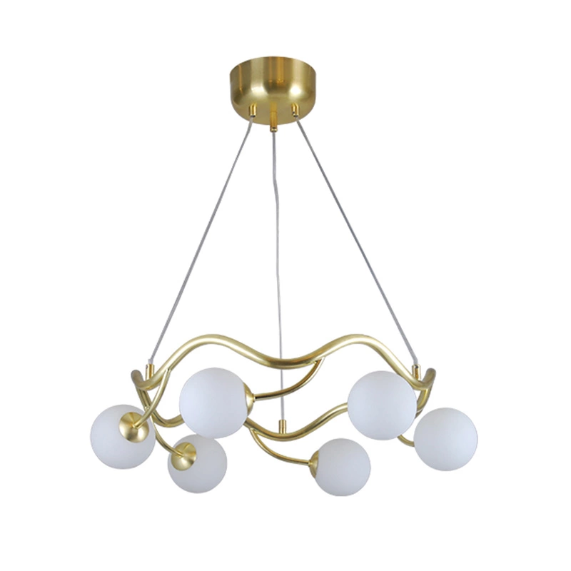 Nordic üslublu zərif G9 şüşə asma lampa